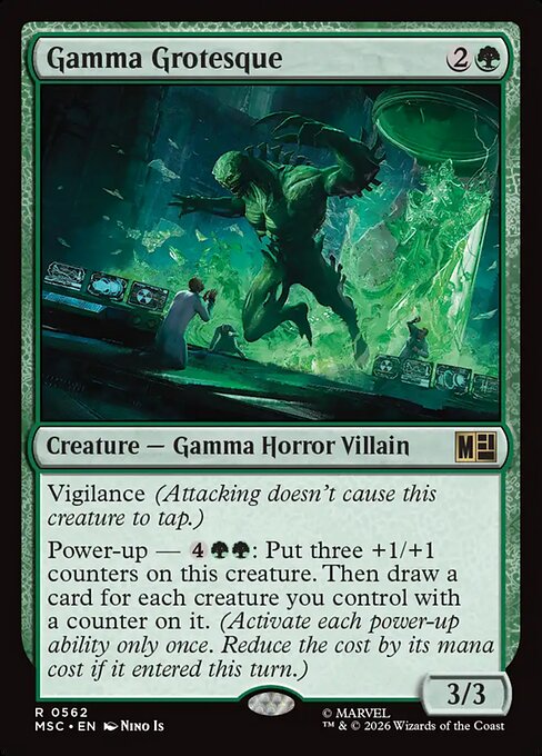 Gamma Grotesque - Commander: Marvel Super Heroes