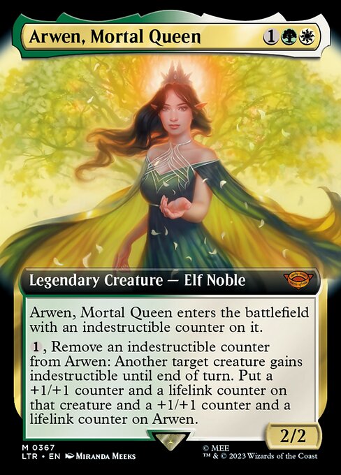 Arwen, Mortal Queen (Extended Art) - Universes Beyond: The Lord of the Rings: Tales of Middle-earth
