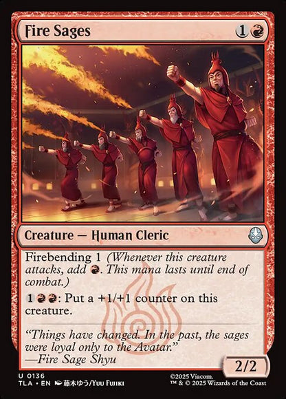 Fire Sages (Foil) - Avatar: The Last Airbender
