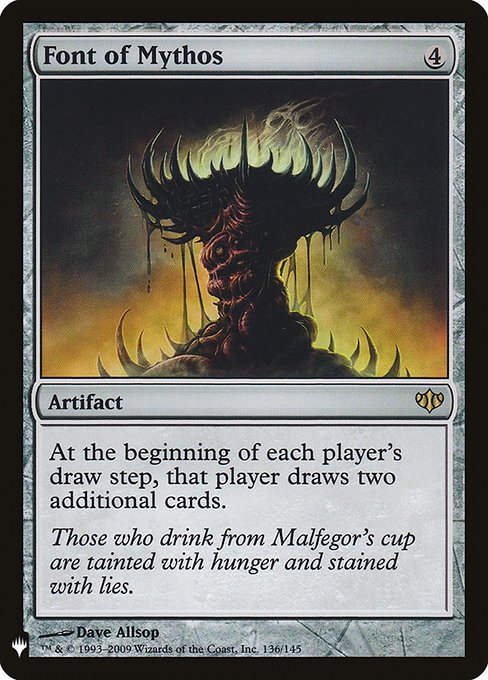 Font of Mythos - The List Reprints