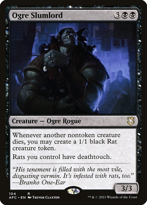 Ogre Slumlord - Commander: Adventures in the Forgotten Realms