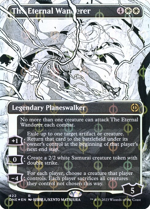 The Eternal Wanderer (Borderless) - Phyrexia: All Will Be One