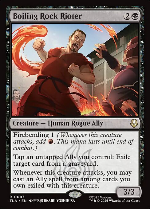 Boiling Rock Rioter - Avatar: The Last Airbender