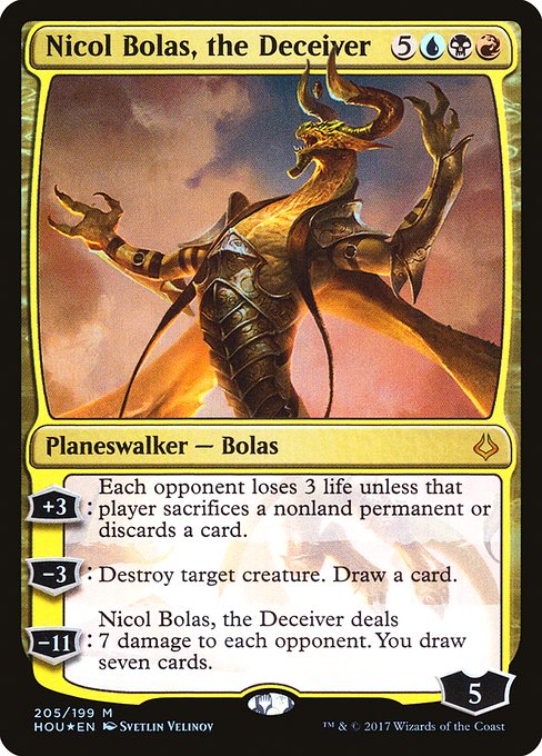 Nicol Bolas, the Deceiver (Foil) - Hour of Devastation