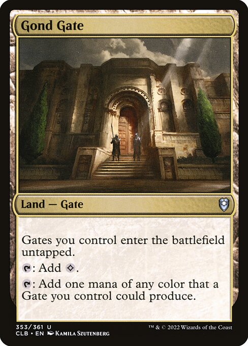 Gond Gate - Commander Legends: Battle for Baldur's Gate
