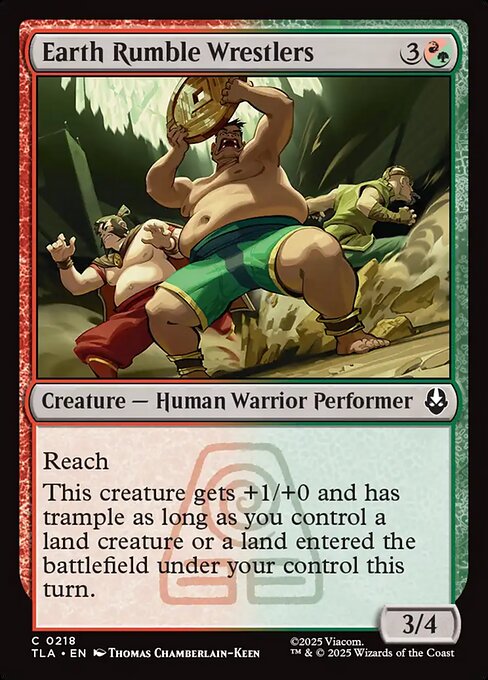 Earth Rumble Wrestlers - Avatar: The Last Airbender
