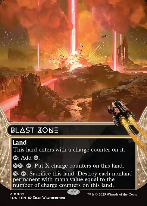 Blast Zone (0002) (Borderless) - Edge of Eternities: Stellar Sights