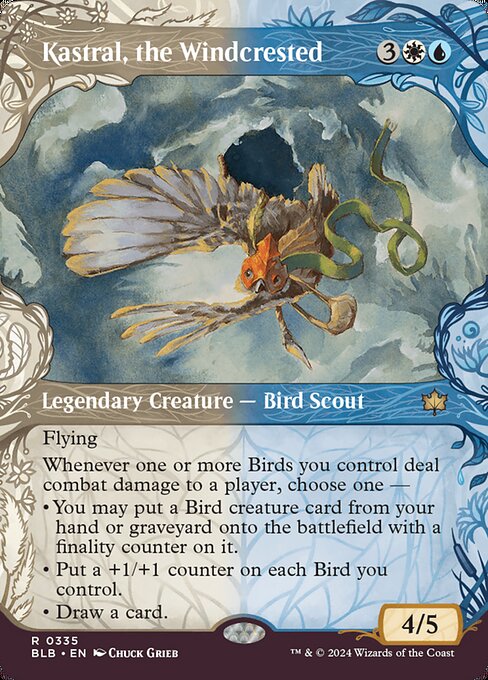 Kastral, the Windcrested (Showcase) (Foil) - Bloomburrow