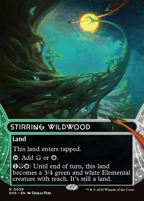 Stirring Wildwood (0039) (Borderless) - Edge of Eternities: Stellar Sights
