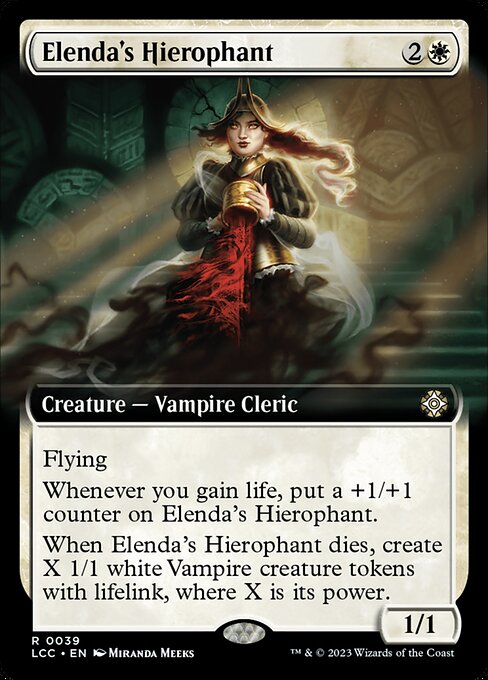 Elenda's Hierophant (Extended Art) - Commander: The Lost Caverns of Ixalan