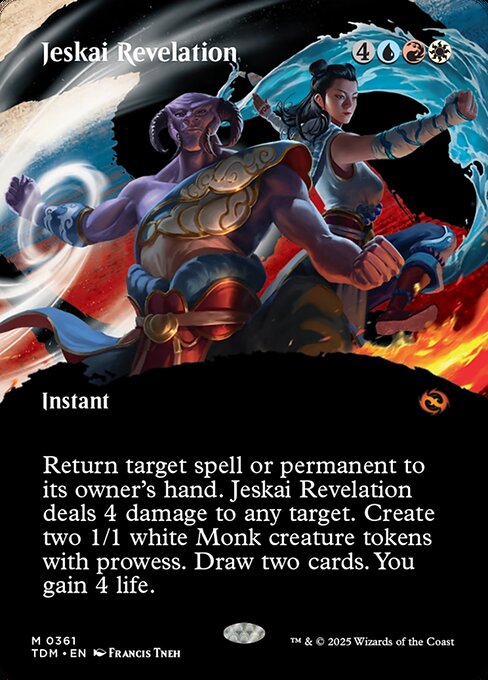 Jeskai Revelation (Borderless) - Tarkir: Dragonstorm