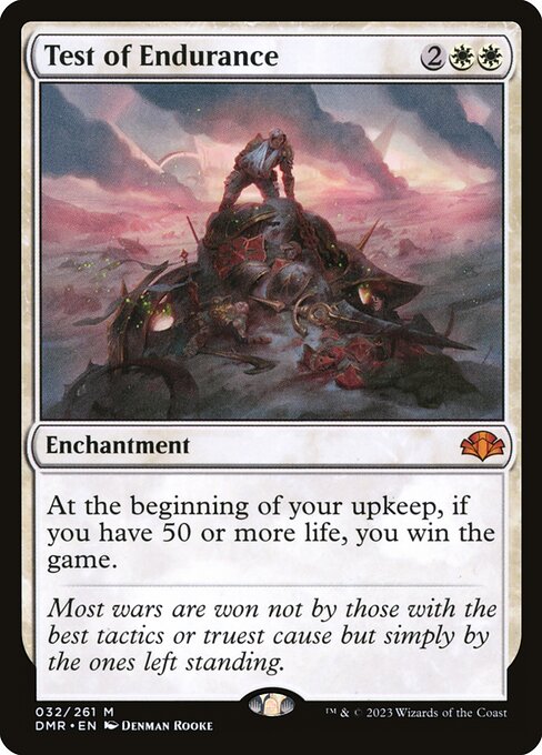 Test of Endurance (Retro Frame) - Dominaria Remastered