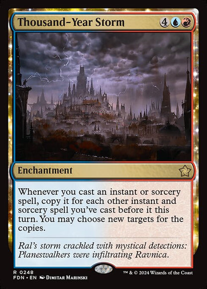Thousand-Year Storm (Borderless) (Foil) - Double Masters 2022