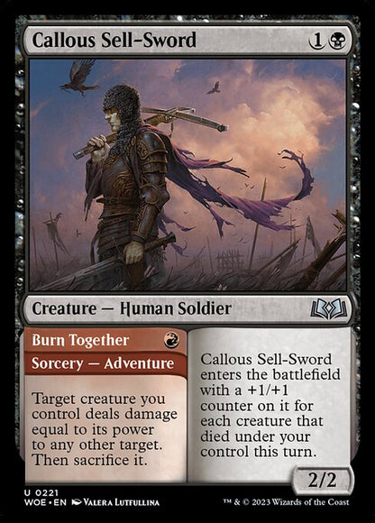 Callous Sell-Sword - Wilds of Eldraine