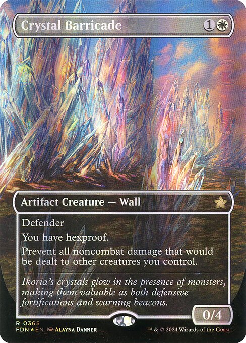 Crystal Barricade (Foil) - Foundations