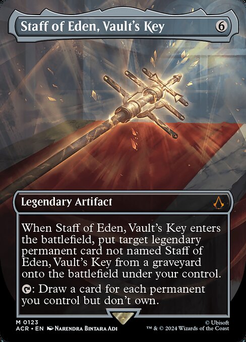 Staff of Eden, Vault's Key (Foil) - Universes Beyond: Assassin's Creed