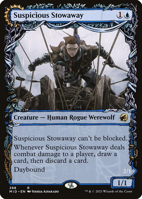 Suspicious Stowaway (Showcase) - Innistrad: Midnight Hunt