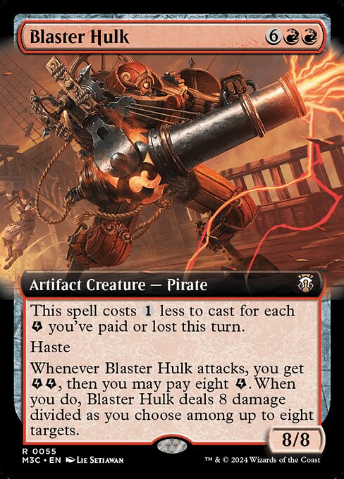 Blaster Hulk (Extended Art) - Commander: Modern Horizons 3