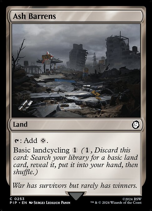 Ash Barrens - Universes Beyond: Fallout