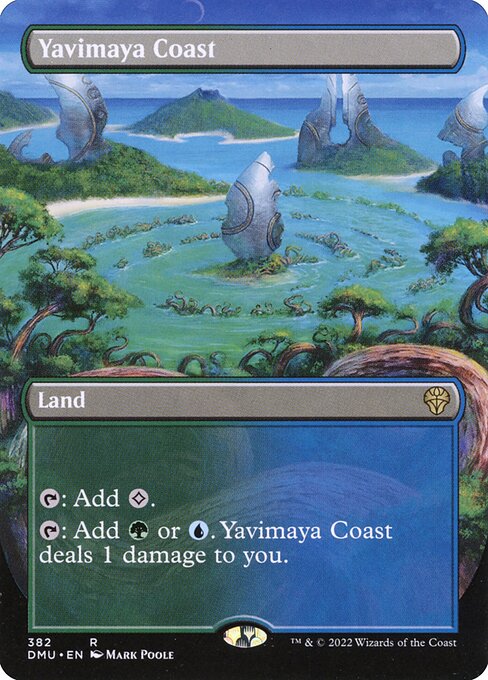 Yavimaya Coast (Borderless) - Dominaria United