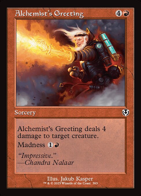 Alchemist's Greeting (Retro Frame) - Innistrad Remastered