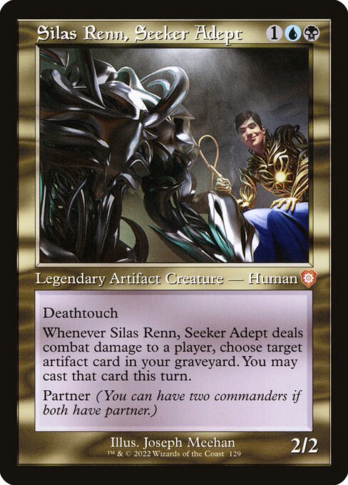 Silas Renn, Seeker Adept (Retro Frame) - Commander: The Brothers' War