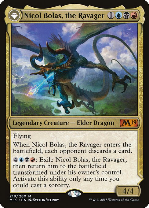 Nicol Bolas, the Ravager - Core Set 2019