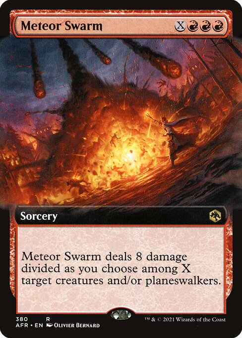 Meteor Swarm (Extended Art) - Adventures in the Forgotten Realms