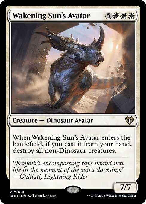 Wakening Sun's Avatar (Foil) - Commander Masters