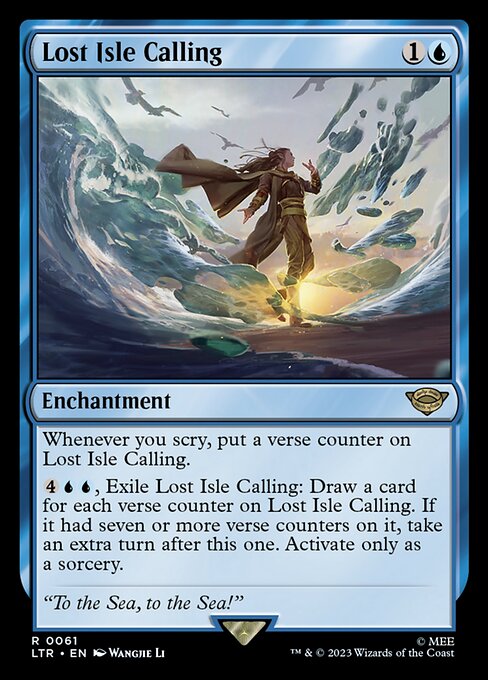 Lost Isle Calling (Foil) - Universes Beyond: The Lord of the Rings: Tales of Middle-earth
