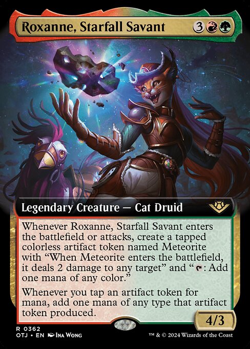 Roxanne, Starfall Savant (Extended Art) (Foil) - Outlaws of Thunder Junction