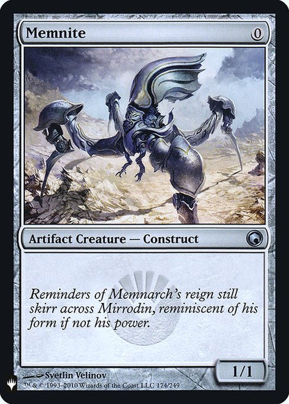 Memnite - The List Reprints