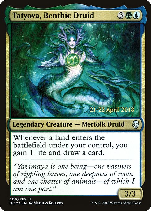 Tatyova, Benthic Druid - Prerelease Cards