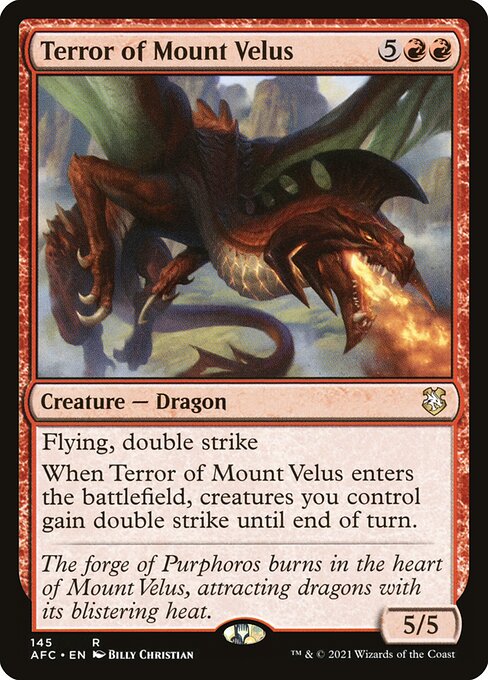 Terror of Mount Velus - Commander: Adventures in the Forgotten Realms