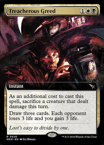 Treacherous Greed (Extended Art) - Murders at Karlov Manor