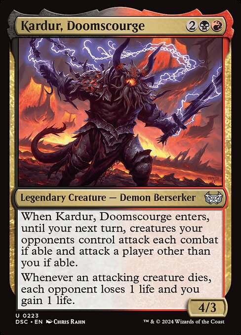 Kardur, Doomscourge - Commander: Duskmourn: House of Horror
