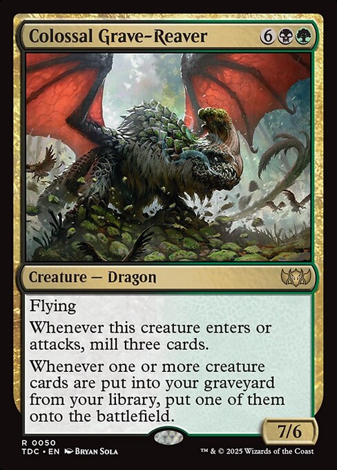 Colossal Grave-Reaver - Commander: Tarkir: Dragonstorm
