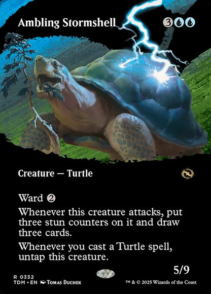 Ambling Stormshell (Borderless) - Tarkir: Dragonstorm