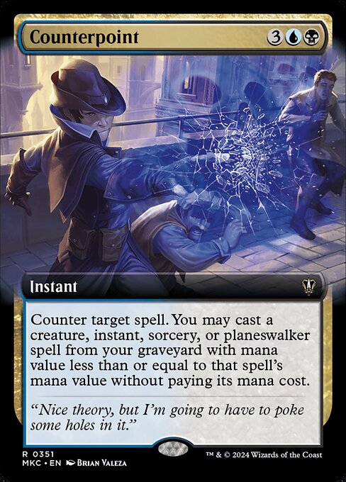 Counterpoint (Extended Art) - Commander: Murders at Karlov Manor