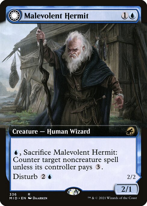 Malevolent Hermit (Extended Art) - Innistrad: Midnight Hunt