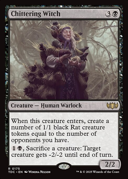 Chittering Witch - Commander: Tarkir: Dragonstorm