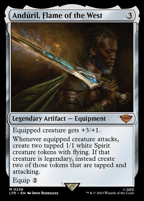 Anduril, Flame of the West (Foil) - Universes Beyond: The Lord of the Rings: Tales of Middle-earth