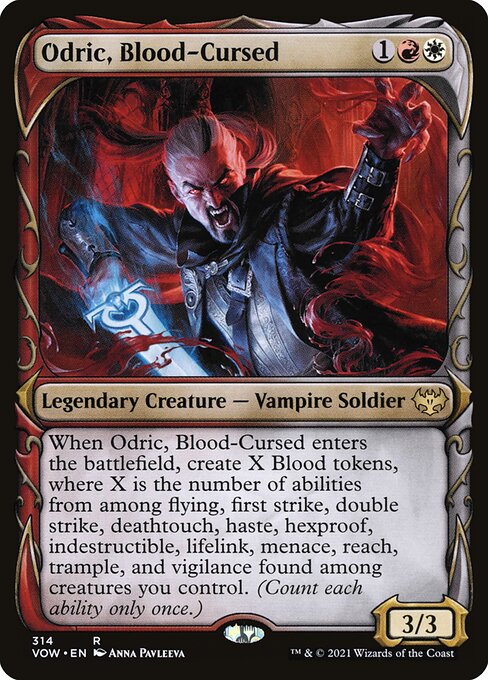 Odric, Blood-Cursed (Showcase) - Innistrad: Crimson Vow