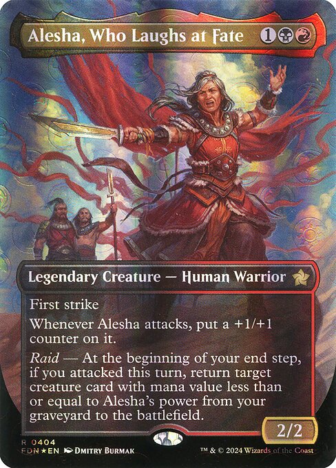 Alesha, Who Laughs at Fate (Foil) - Foundations
