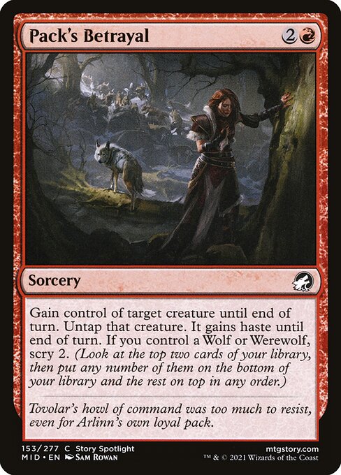 Pack's Betrayal - Innistrad: Midnight Hunt