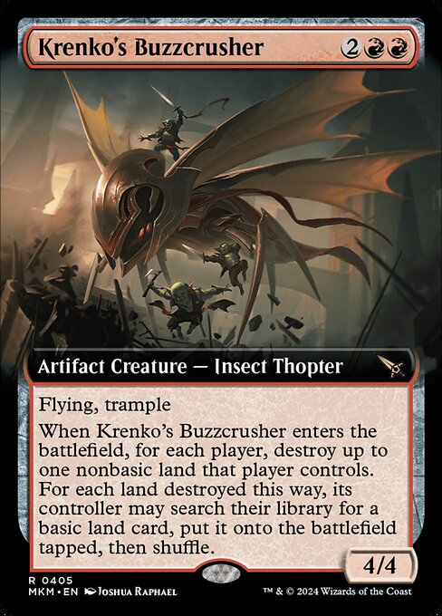 Krenko's Buzzcrusher (Extended Art) - Murders at Karlov Manor