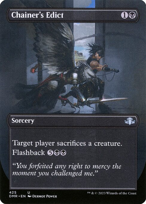 Chainer's Edict (Borderless) - Dominaria Remastered