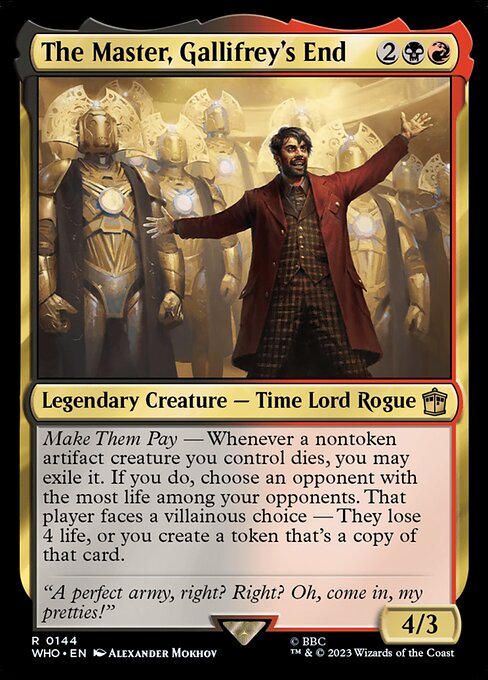 The Master, Gallifrey's End - Universes Beyond: Doctor Who