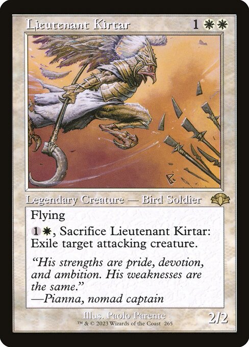 Lieutenant Kirtar (Retro Frame) - Dominaria Remastered