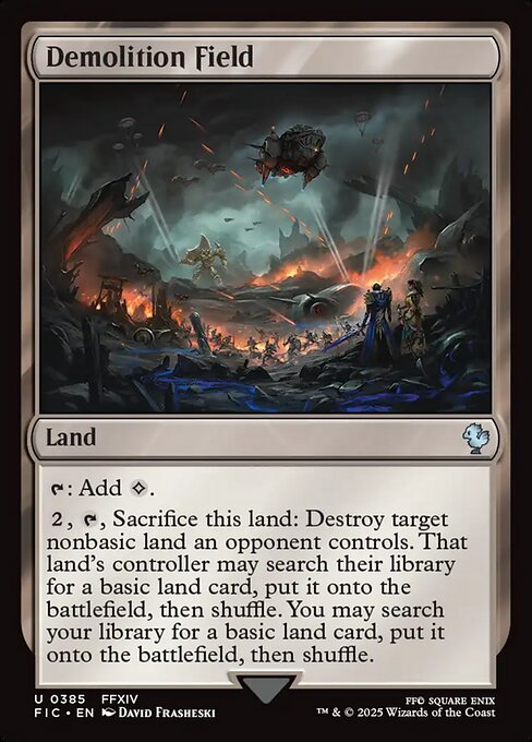 Demolition Field - Commander: FINAL FANTASY